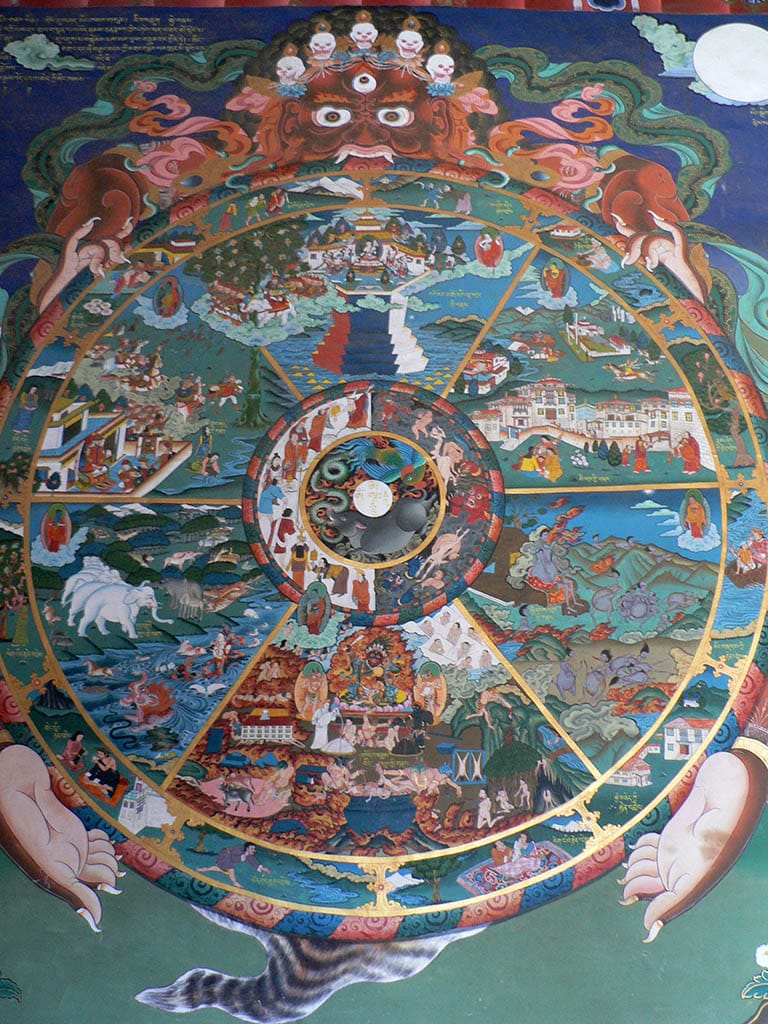 La roue de la vie Auyrveda