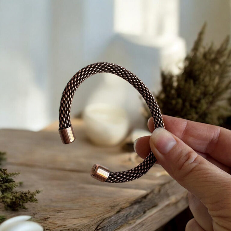 Bracelet en cuivre rond