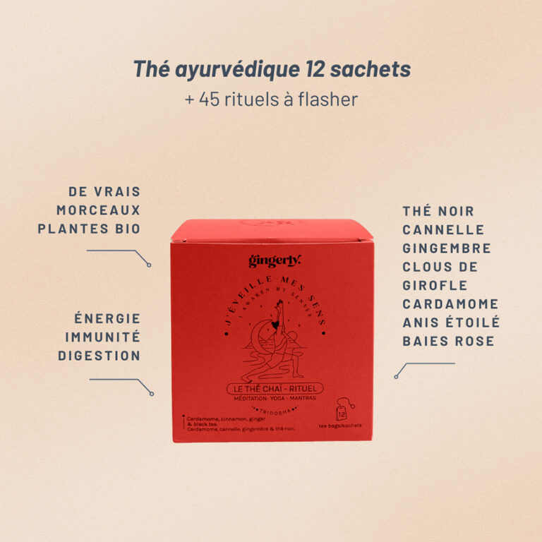 Thé Masala Chaï - Thé Ayurvédique 12 sachets