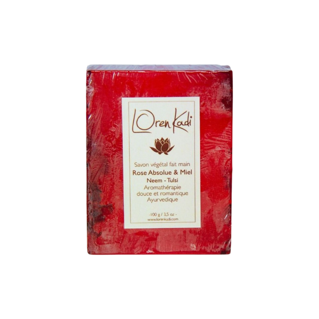 Savon Rose absolue & miel 100g