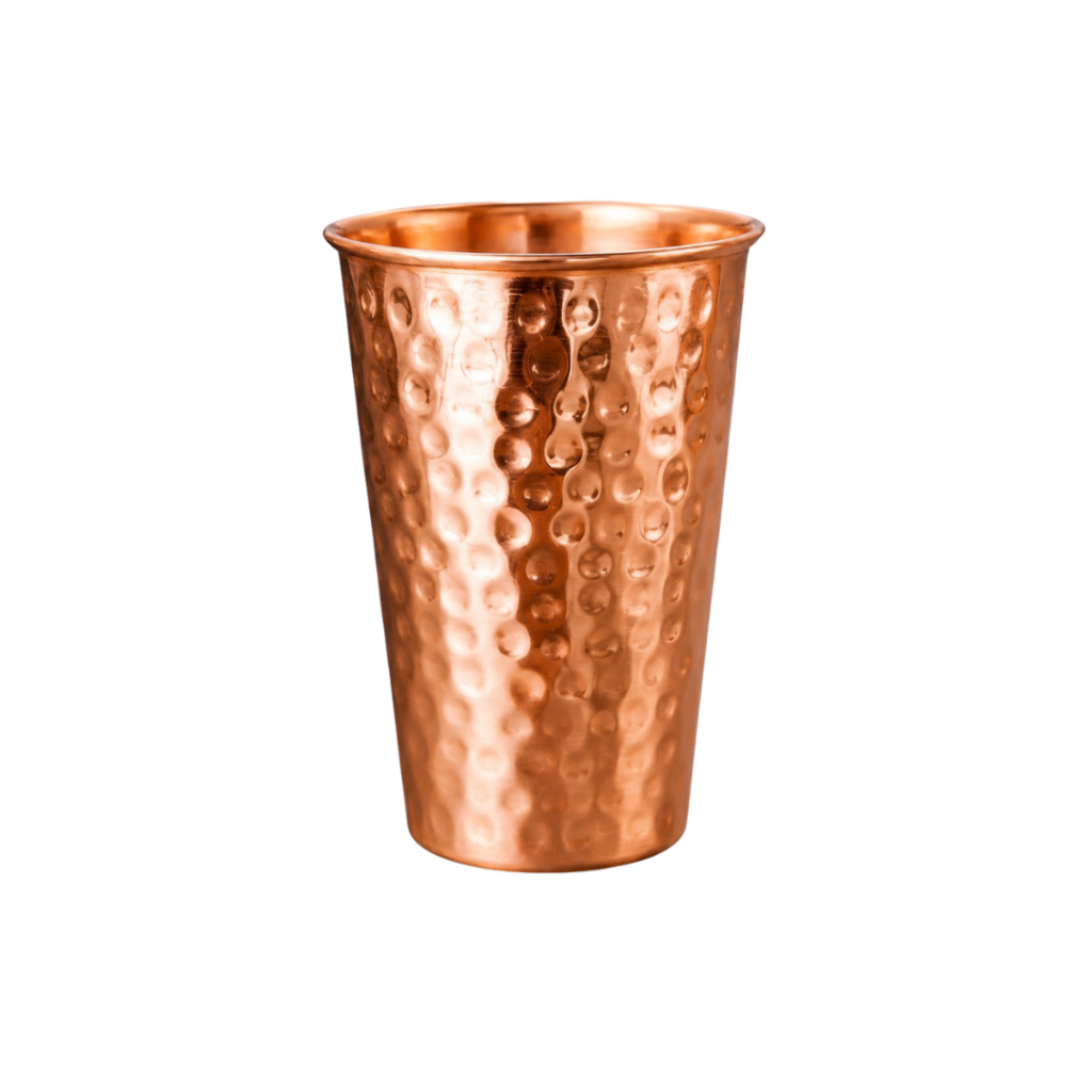 Verre en Cuivre pur martelé 450 ml
