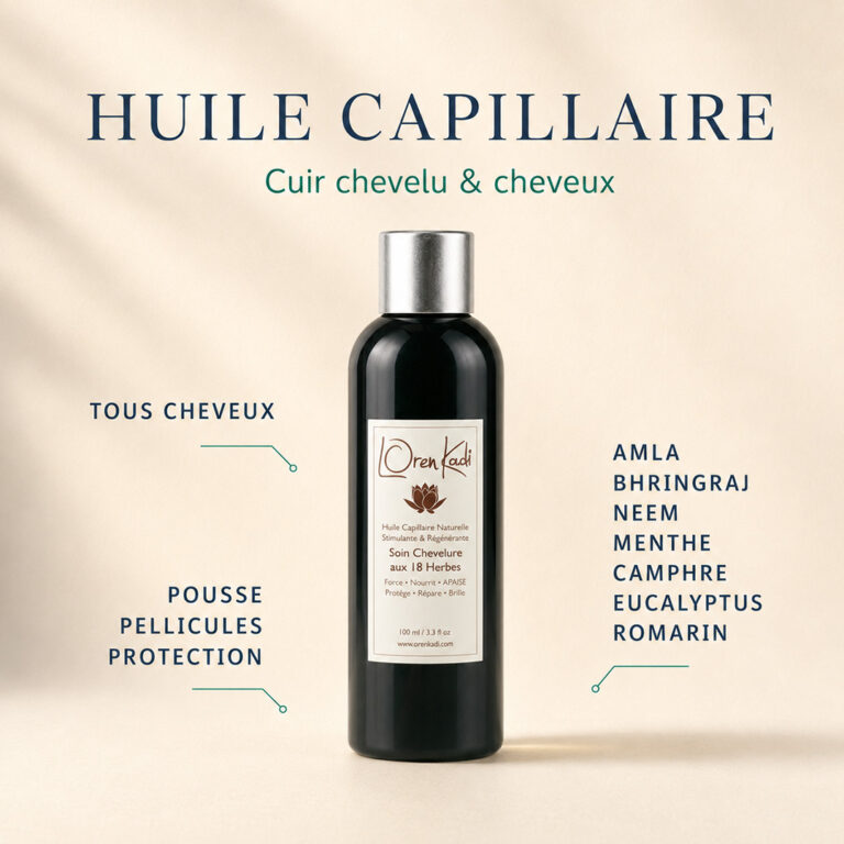 Huile capillaire 18 Herbes Huile Stimulante et Réparatrice